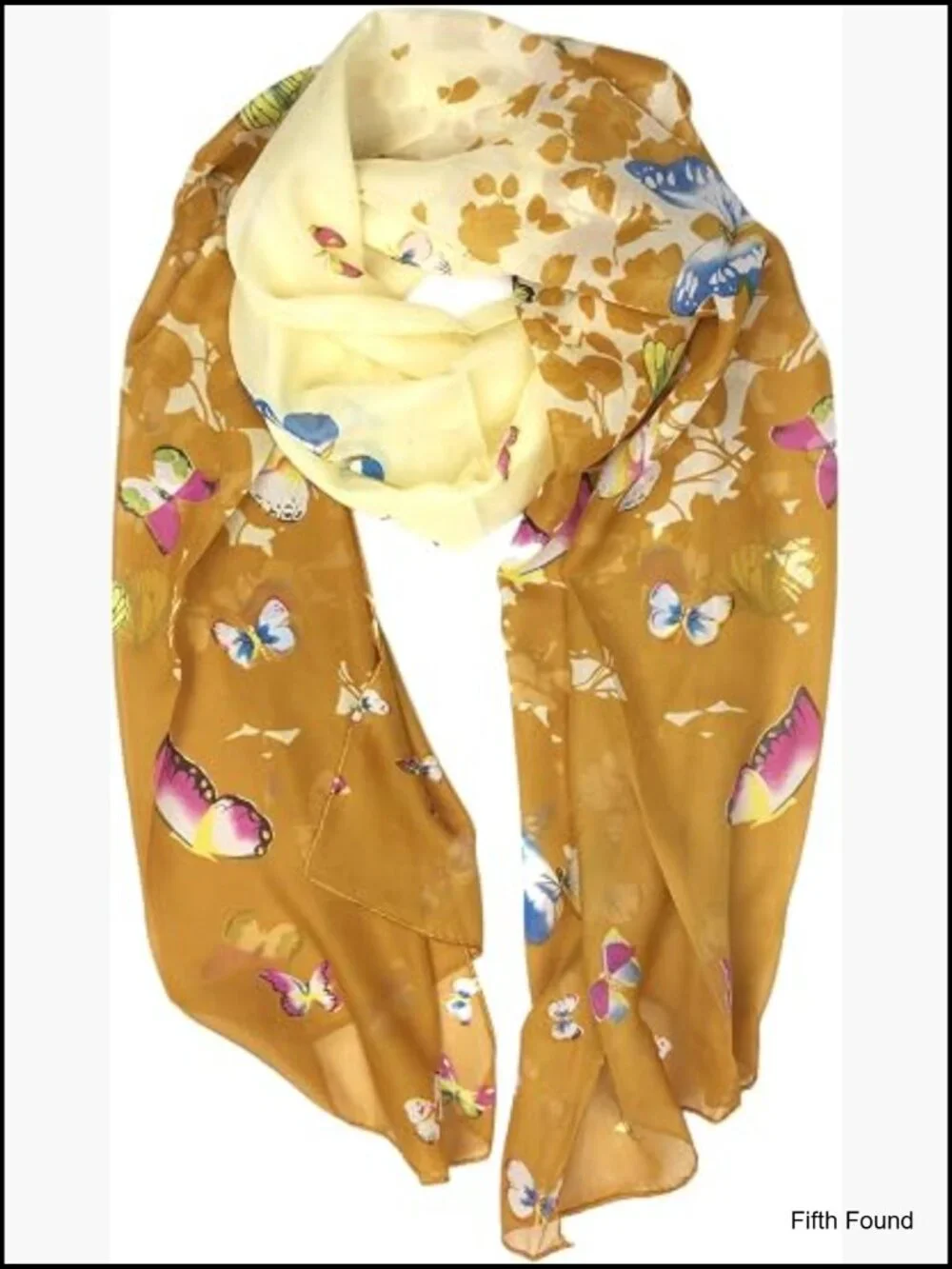 Lightweight Floral Print Oversized Shawl Scarf 63in Long